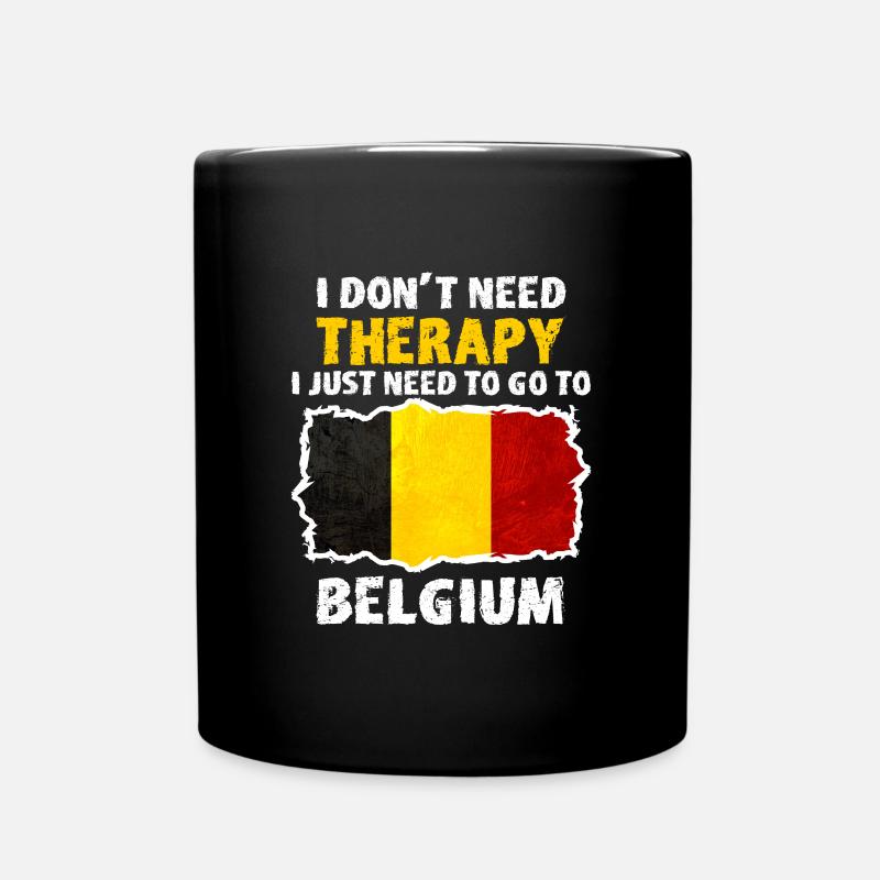Belgium - Full Colour Mug - black