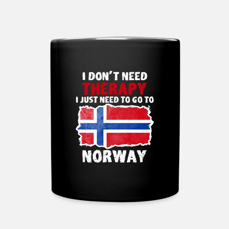 Norvège - Mug uni - noir