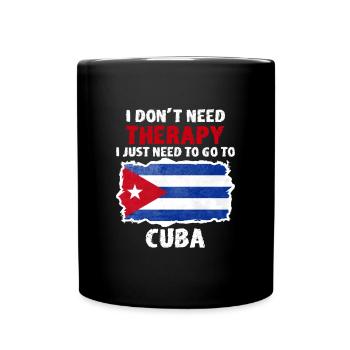 Kuba Cuba Südamerika Geschenk Geschenkidee - Tasse einfarbig - Schwarz - Vorne