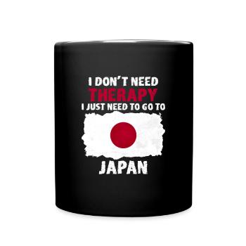 Japan - Tasse einfarbig - Schwarz - Vorne