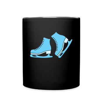 Figure skating children's shoes gift Christmas - Full Colour Mug - black - Front