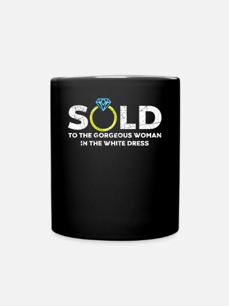 Bräutigam - Tasse einfarbig - Schwarz