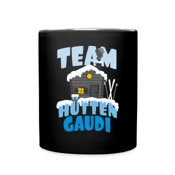 Funny cottage fun ski hiver hommes cadeau - Mug uni - noir - Devant