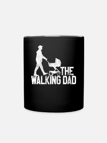 The Walking Dad - Full Colour Mug - black