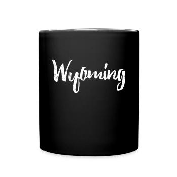 Wyoming - Tasse einfarbig - Schwarz - Vorne