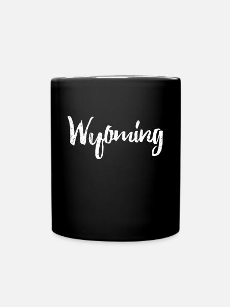 Wyoming - Tasse einfarbig - Schwarz