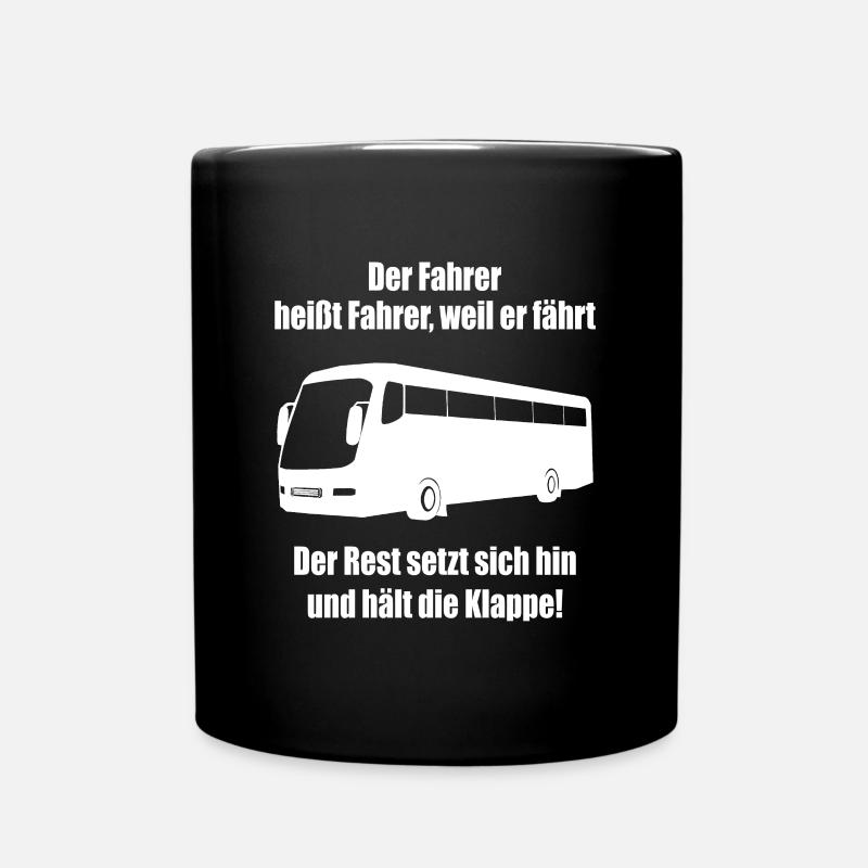 Chauffeur de bus - Mug uni - noir