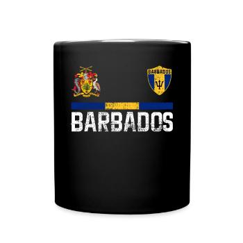Barbados Trikot - Tasse einfarbig - Schwarz - Vorne