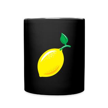 Cadeau citron citron vert aigre - Mug uni - noir - Devant