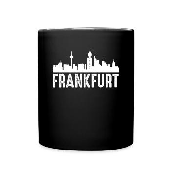 Francfort - Mug uni - noir - Devant