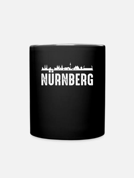 Nürnberg - Tasse einfarbig - Schwarz