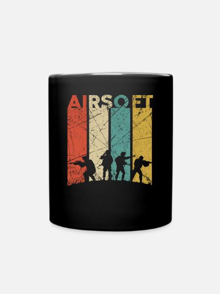 Airsoft - Tasse einfarbig - Schwarz