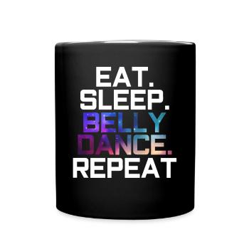 belly dance - Full Colour Mug - black - Front
