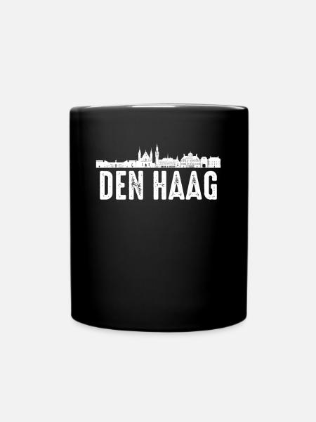 Den Haag - Tasse einfarbig - Schwarz
