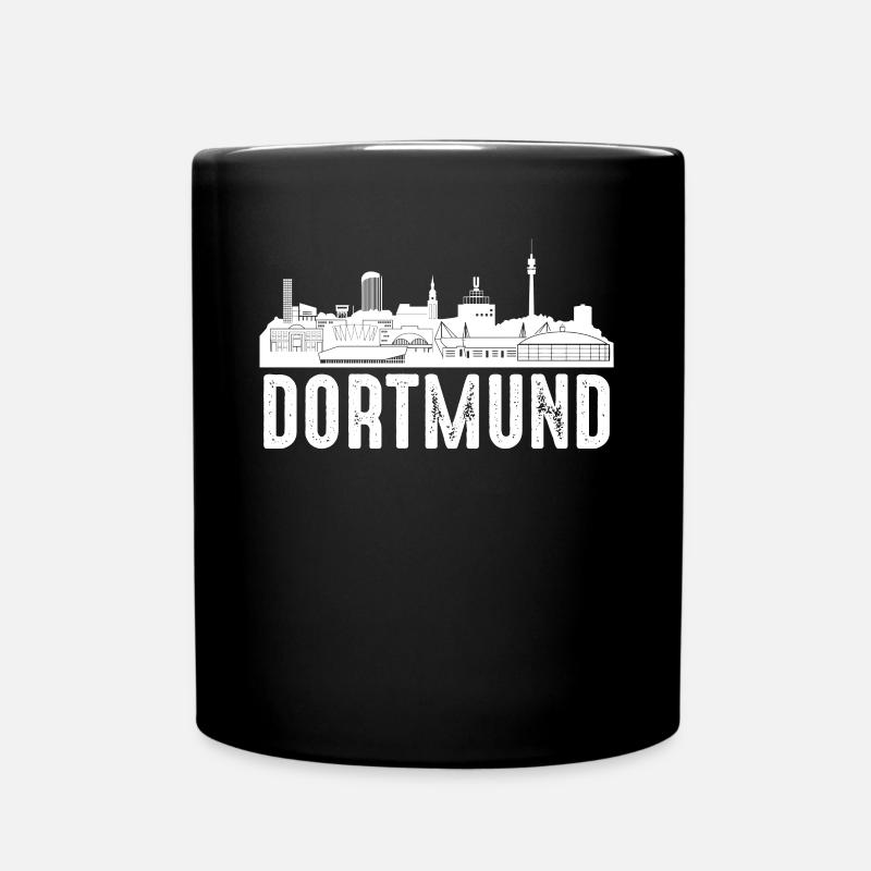 Dortmund - Tasse einfarbig - Schwarz