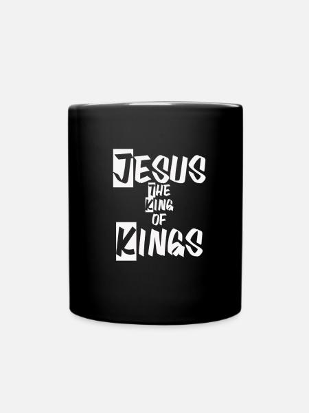 jésus le roi des rois Chemise - Mug uni - noir
