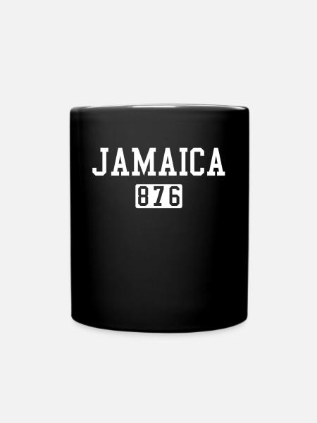 Cool Retro Jamaica - Mug uni - noir