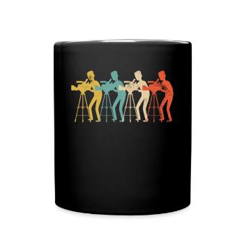 Cameraman Vintage Retro Director Film Crew - Full Colour Mug - black - Front