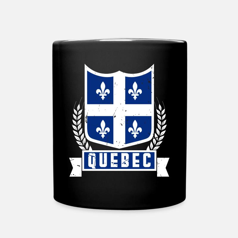 Quebec Kanada Vacation Heimatstadt Geschenke - Tasse einfarbig - Schwarz
