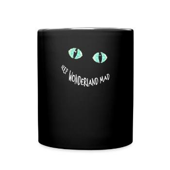 Gardez le pays des merveilles fou - Alice - Mug uni - noir - Devant