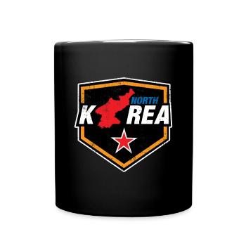 Nordkorea Südkorea Korea Fahne Geschenk - Tasse einfarbig - Schwarz - Vorne