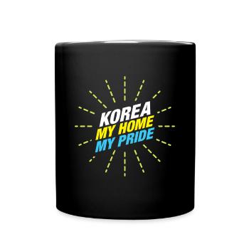 Korea My Home My Pride Gift Noël enfants - Mug uni - noir - Devant