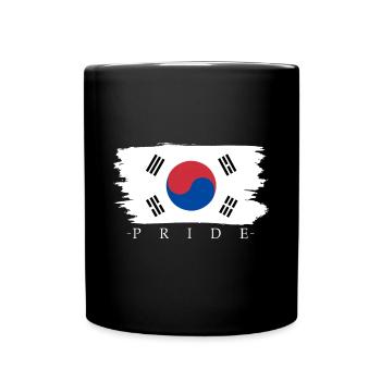North Korea South Korea Gift Flag Asia - Full Colour Mug - black - Front
