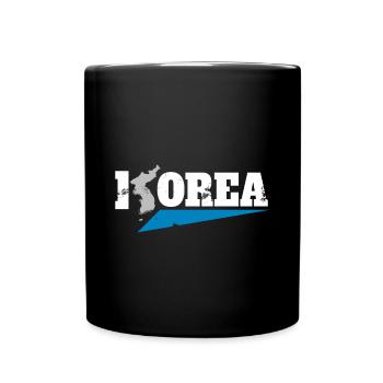 North Korea South Korea Gift Flag Korea - Full Colour Mug - black - Front