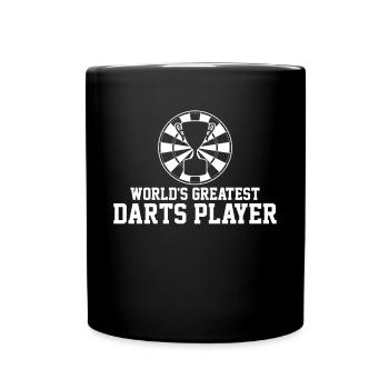 Dart Dart Dart - Tasse einfarbig - Schwarz - Vorne