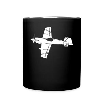 Extra 300 aircraft as a gift - Full Colour Mug - black - Front