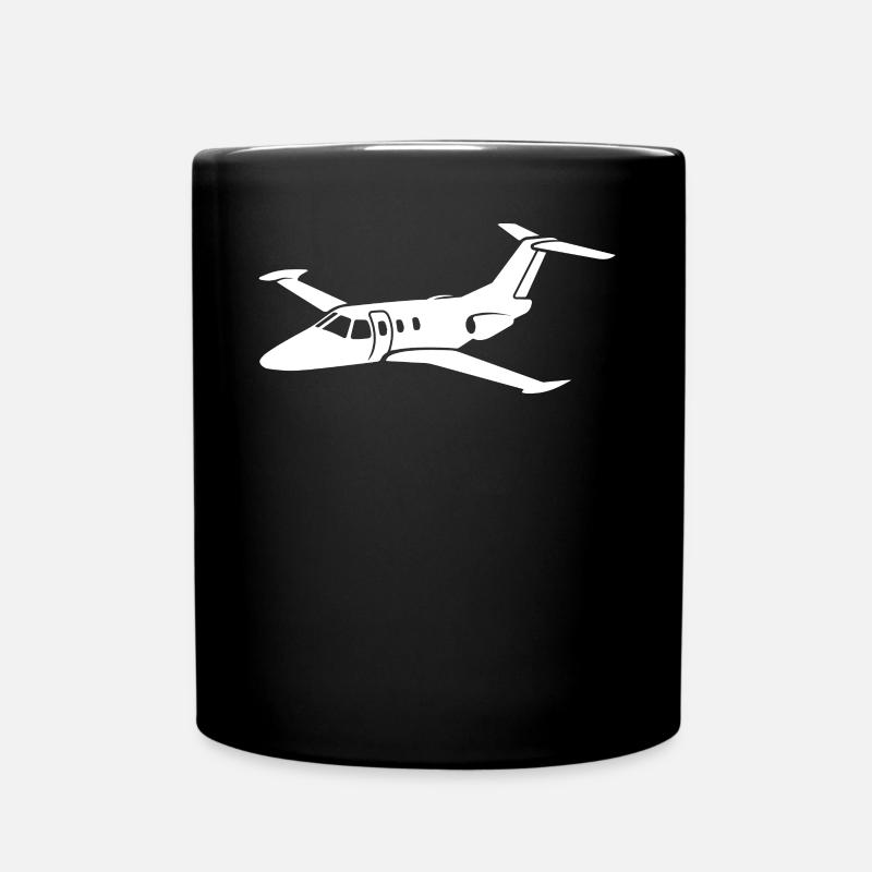 Pilatus PC 12 Fluggerät-Geschenk - Tasse einfarbig - Schwarz