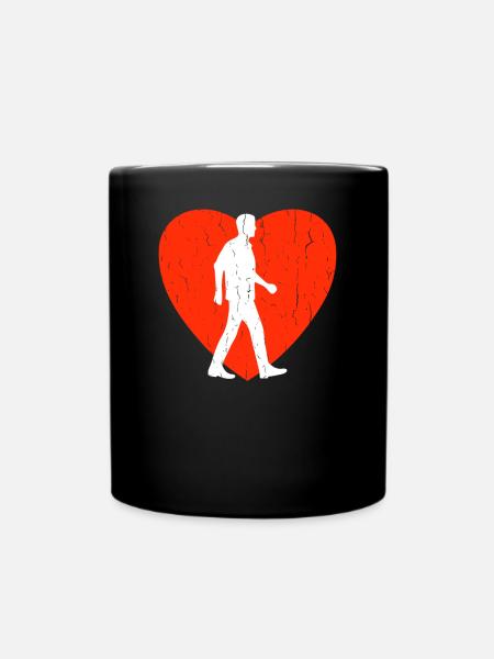 Walking - Tasse einfarbig - Schwarz