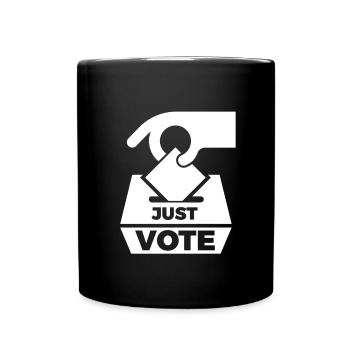 Non Voting Gift for Midterm Election Campaigners - Full Colour Mug - black - Front