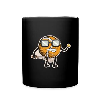 tennis ball - Full Colour Mug - black - Front
