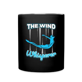 Vintage Funny Indoor Skydiving Gift for Skydivers - Full Colour Mug - black - Front