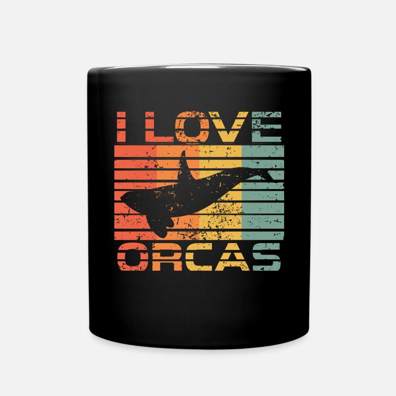 Orca - Tasse einfarbig - Schwarz