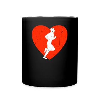 marathon - Full Colour Mug - black - Front