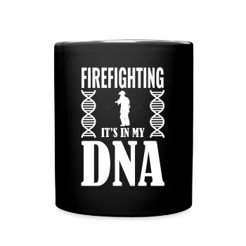 fire brigade - Full Colour Mug - black - Front