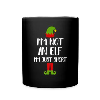I'm not short at eleven - Full Colour Mug - black - Front
