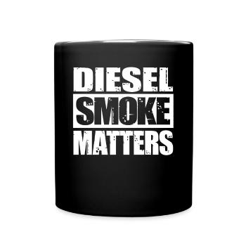 Diesel Smoke Matters Diesel Truck Love - Full Colour Mug - black - Front