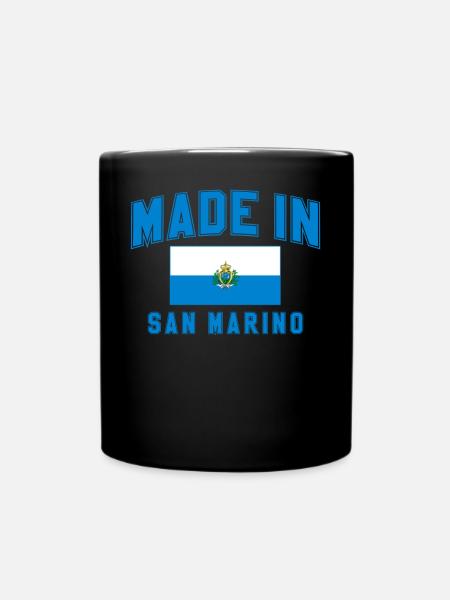 In San Marino Gemacht - Tasse einfarbig - Schwarz