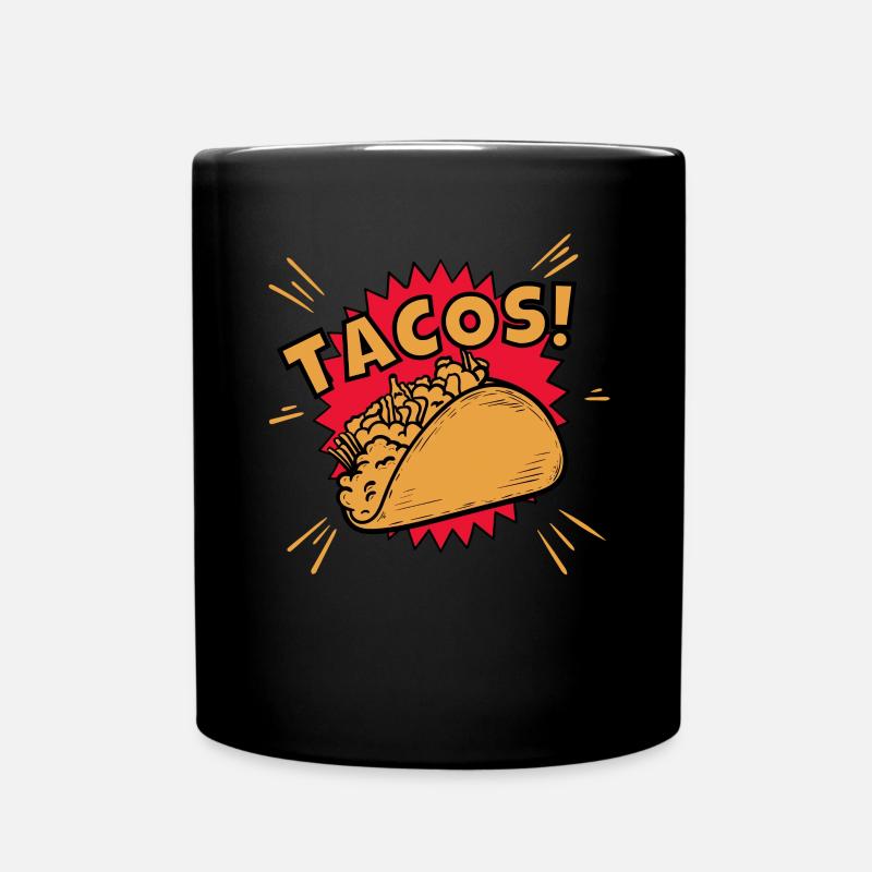 Taco Tacos - Mug uni - noir