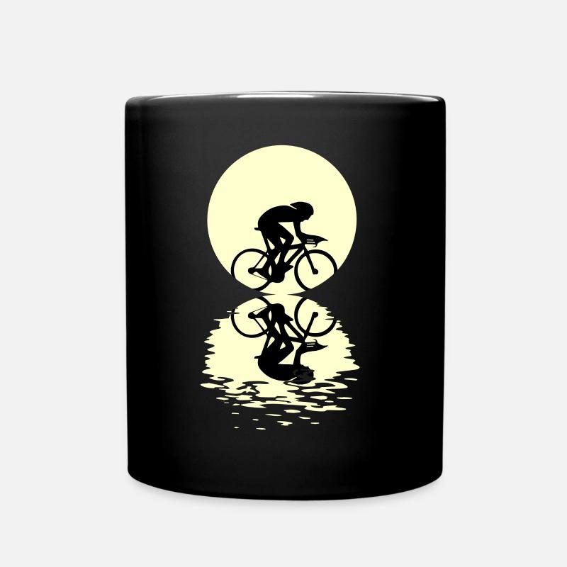 Chemise de lune cycling - Mug uni - noir