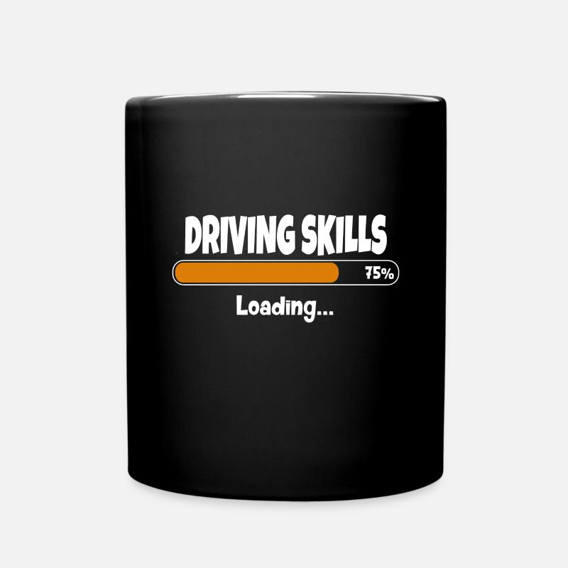 Autofahrer - Tasse einfarbig - Schwarz