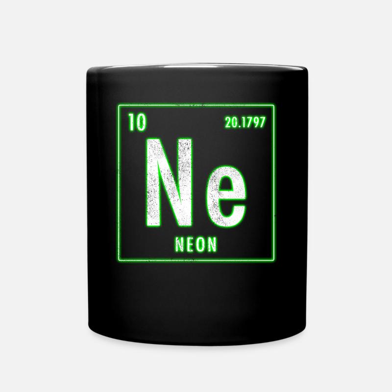 ELEMENT NEON LEUCHTEND - Tasse einfarbig - Schwarz
