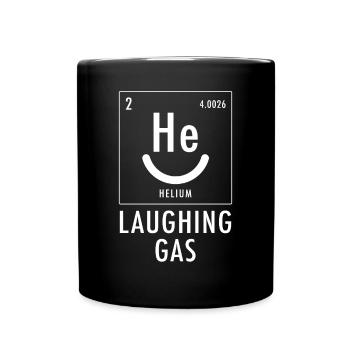 Nitrous oxide chemistry teacher - Full Colour Mug - black - Front