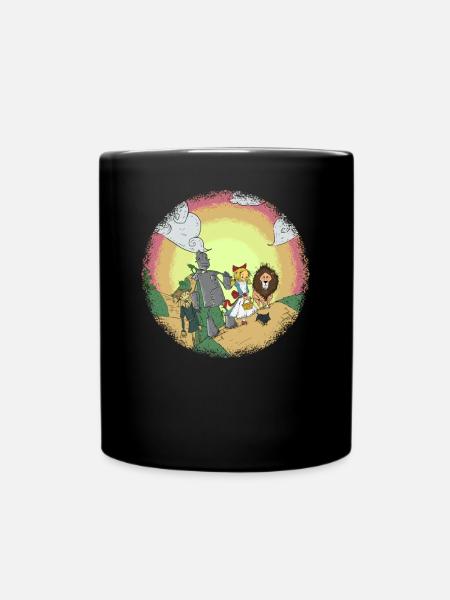 Zauberer von Oz Yellow Brick Road - Tasse einfarbig - Schwarz