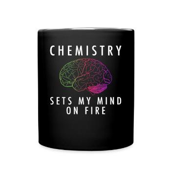 Chemistry teacher Professor Love - Full Colour Mug - black - Front