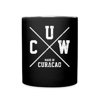CURACAO CUW - Tasse einfarbig - Schwarz - Vorne