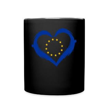 Europe - Mug uni - noir - Devant